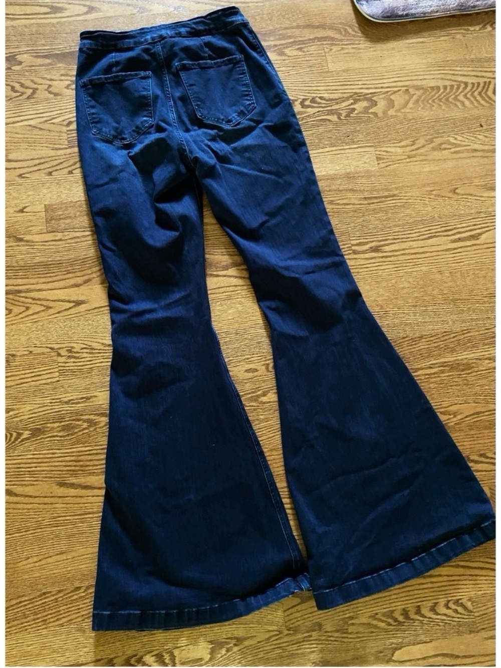 KANCAN High Rise Dark Wash Festival Flare Jeans Size 29 - Picture 8 of 9
